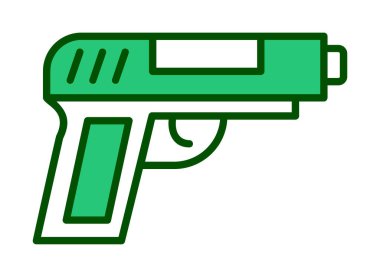 silah simgesi vektör illüstrasyonu