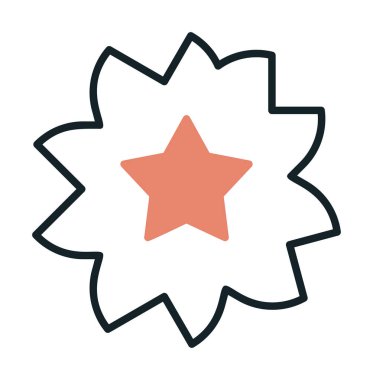 Sakura çiçek simgesi, vektör illüstrasyonu 