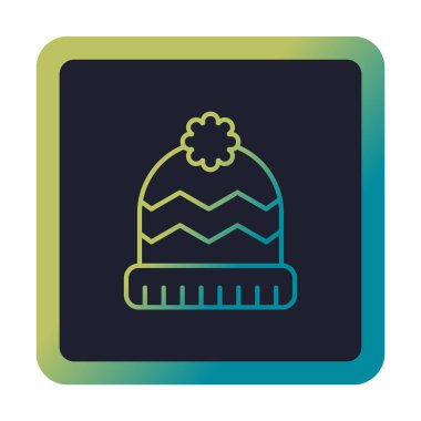 Beanie icon vector illustration 