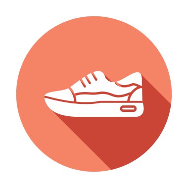 Ayakkabı sporu tasarımı vektör çizimi 