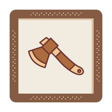 Balta. Web simgesi basit illüstrasyon