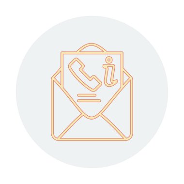 e- posta, zarf web simgesi, vektör illüstrasyonu