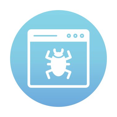 Yasak web sitesi vektör simgesi 