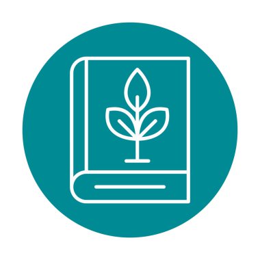 kitap simgesi, vektör illüstrasyonu basit tasarım