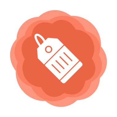 Basit Web Fiyat Etiketi vektör çizimi