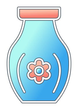 Sakura festivali konsepti çizimi, iki renk gradyan vektör çizimi tasarımı