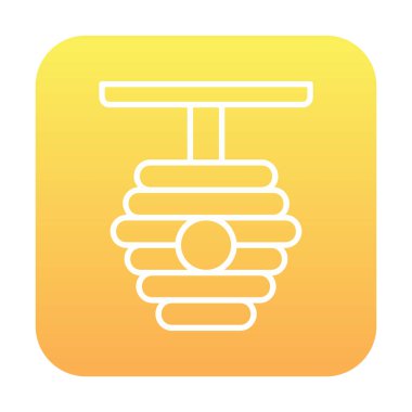 Beehive icon vector illustration