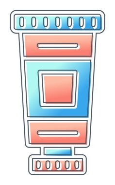 Modern Yağlı Boya simgesinin vektör çizimi                      