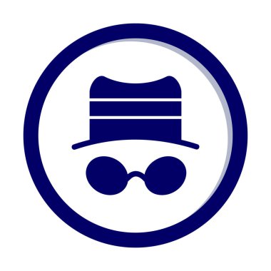 Basit casus yazılım simgesi, vektör illüstrasyonu