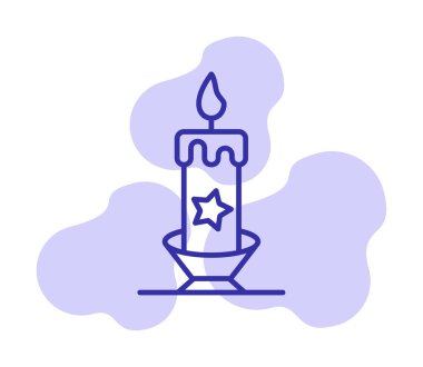 Mum web simgesi, vektör çizim