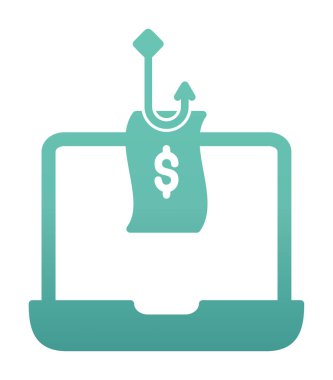 Para ikonu taklidi yapmak. Beyaz üzerinde izole edilmiş çizgi vektör simgesi