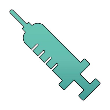 Şırınga ikonu vektör çizimi