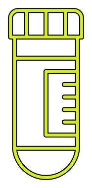 Test Tube modern icon vector illustration
