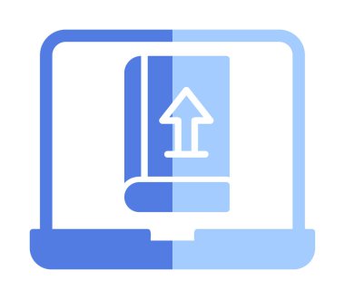 Simge işareti vektör çizim upload