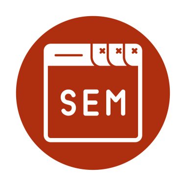 Web tarayıcı simgesi, vektör illüstrasyonu basit tasarım