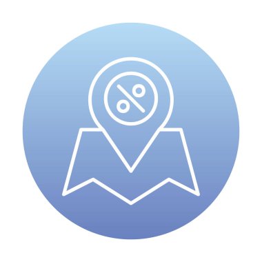 konum pin simgesi, vektör illüstrasyonu basit tasarım