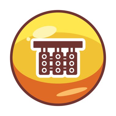 Trafik ışıkları web simgesi, vektör çizim 