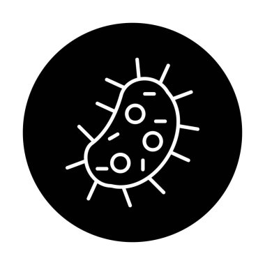 amoeba simge vektör illüstrasyon tasarımı