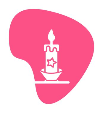 Mum web simgesi, vektör çizim