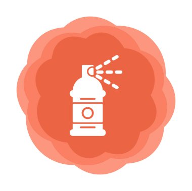 Boya spreyi simgesi, vektör illüstrasyonu 