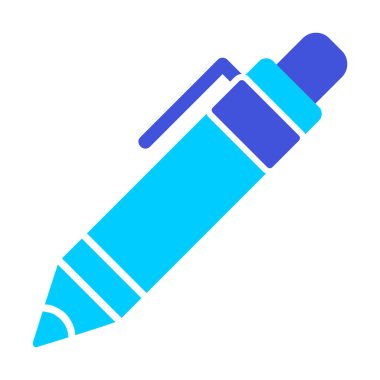 Kalem simgesi, vektör illüstrasyonu. düz tasarım biçimi 