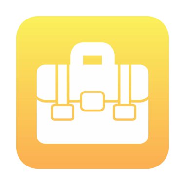 Portföy düz vektör simgesi