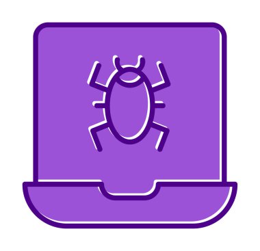 dizüstü bilgisayar simgesi, vektör illüstrasyonu basit tasarım