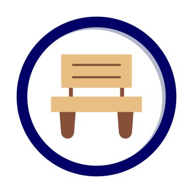 bank simgesi, vektör illüstrasyonu basit tasarım