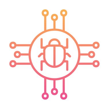 Casus yazılım simgesi. Basit illüstrasyon vektörü