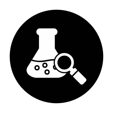 Araştırmacı simgesi beyaz arkaplanda izole edildi 