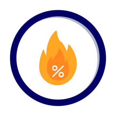 Hot Sale ikon vektör illüstrasyon tasarımı ile yangın