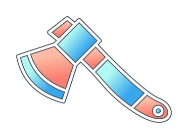 Balta. Web simgesi basit illüstrasyon