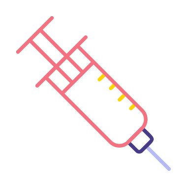 Şırınga ikonu vektör çizimi