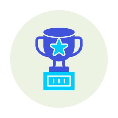 Basit kupa çizgisi vektör illüstrasyonu