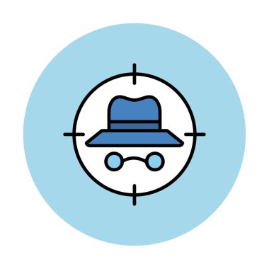 hedef simge, vektör illüstrasyonu basit tasarım