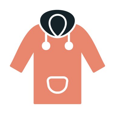 Yağmurluk Web simgesi, vektör illüstrasyonu