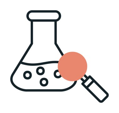 Araştırmacı simgesi beyaz arkaplanda izole edildi 