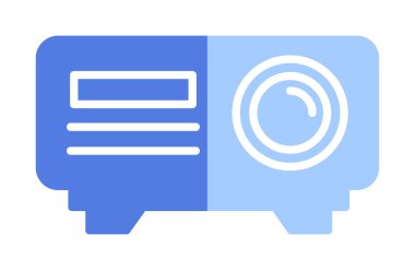 Projector web icon vector illustration