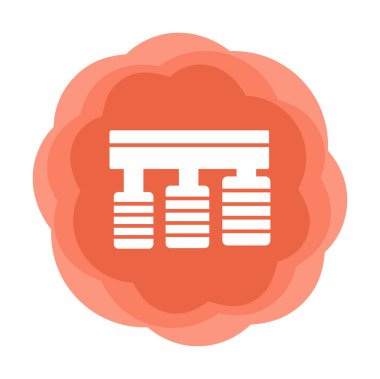 Araba pedalları web tasarım ikonu. Beyaz arkaplanda vektör illüstrasyonu