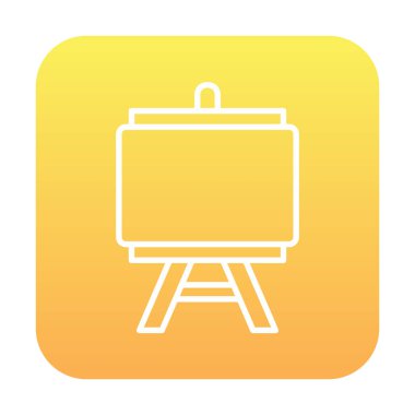 Resim yapmak. Web simgesi basit illüstrasyon