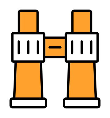 binoküler ikon vektör çizimi