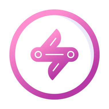 İsviçre bıçak ikonu vektörü beyaz arkaplanda izole edildi 