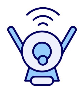 Web Kamerası modern simgesinin vektör illüstrasyonu           