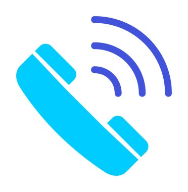 Telefon var. simge vektör illüstrasyon tasarımı