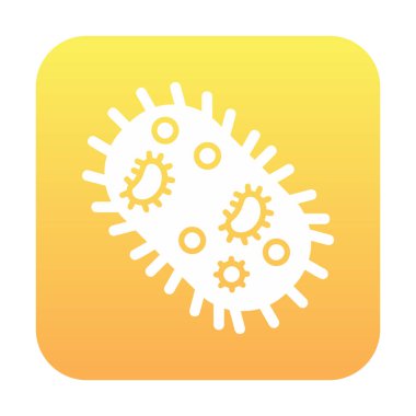 düz mikroorganizma ikon vektör illüstrasyon tasarımı