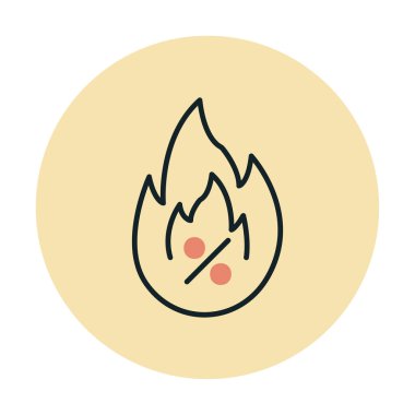 Hot Sale ikon vektör illüstrasyon tasarımı ile yangın