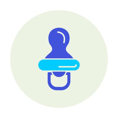 Bebek emziği çizgisi simgesi. doğrusal biçim işareti web tasarımı.