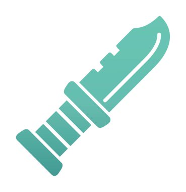 askeri bıçak ikonu vektör illüstrasyon sembolü tasarımı