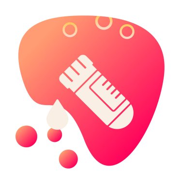 Kan Test Ağı simgesi, vektör illüstrasyonu