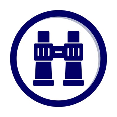 binoküler ikon vektör çizimi